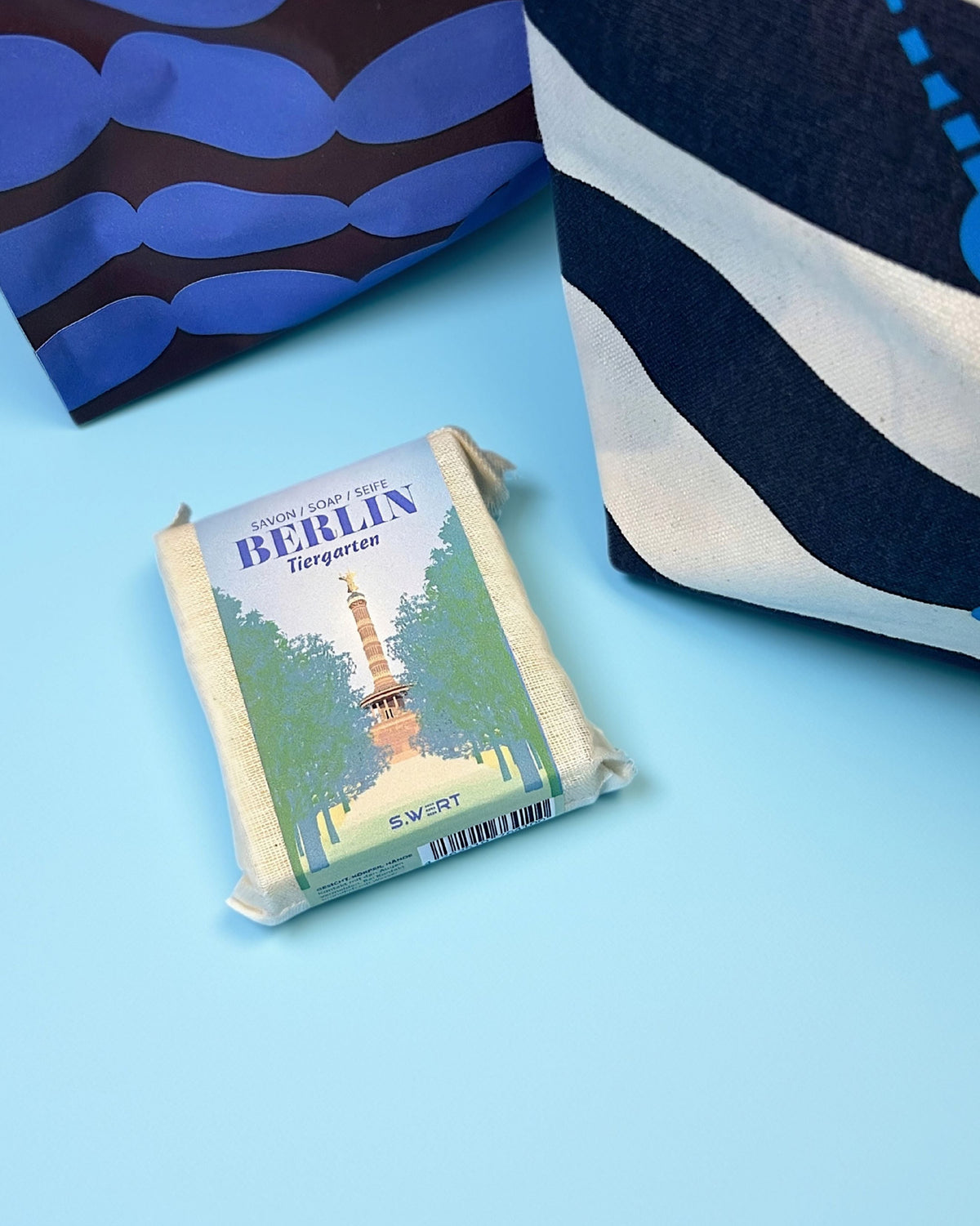 Geschenkset: Berlin fürs Bad (blau)