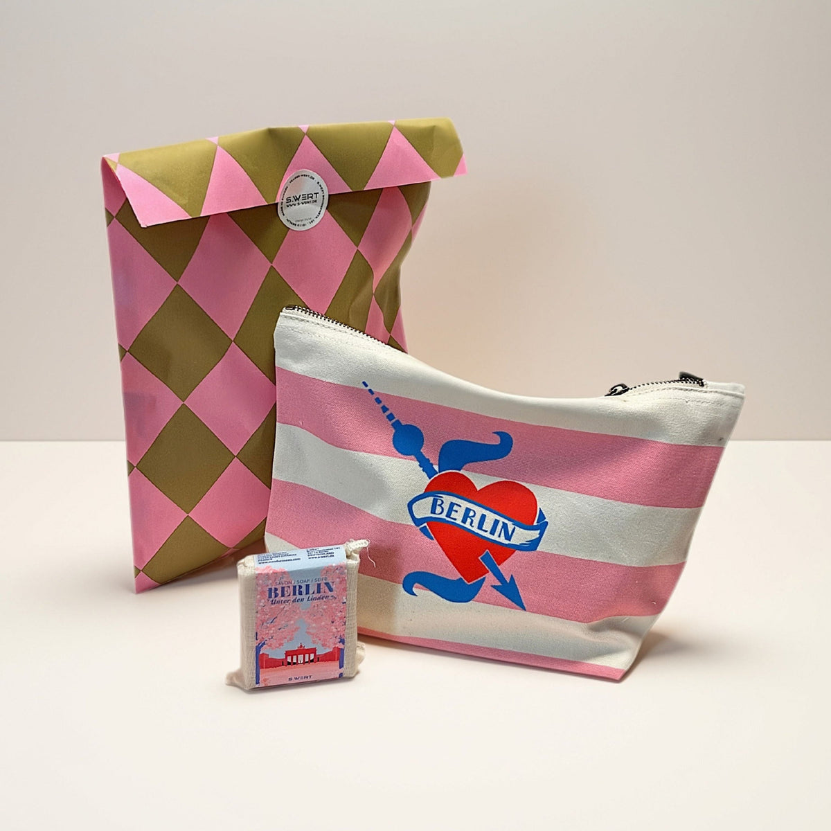 Geschenkset: Berlin fürs Bad (rosa)
