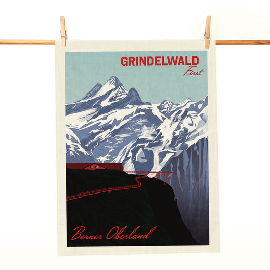 Geschirrtuch Berner Oberland Grindelwald