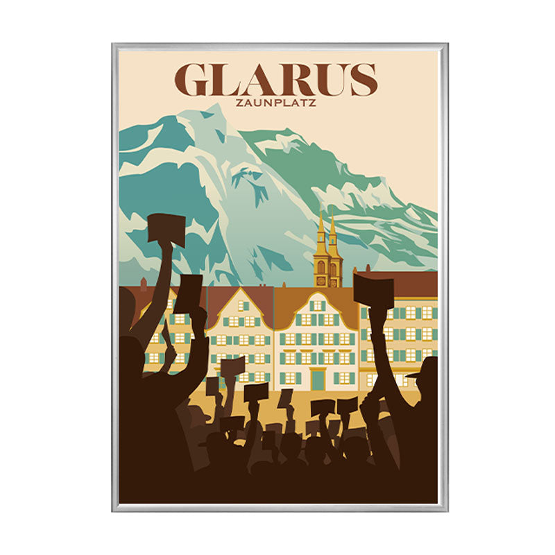 Glarus Poster: Landsgemeinde Zaunplatz