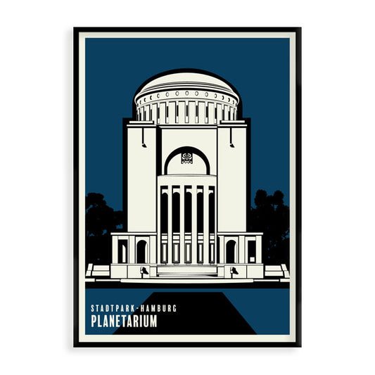 Hamburg Poster: Planetarium im Stadtpark