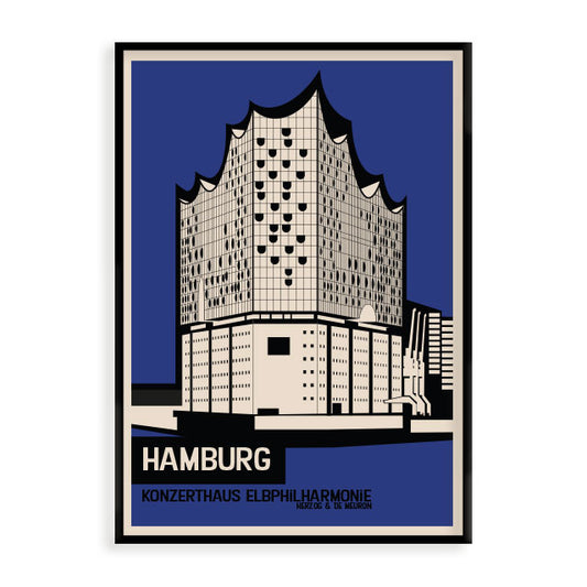 Hamburg Poster: Konzerthaus-Elphie