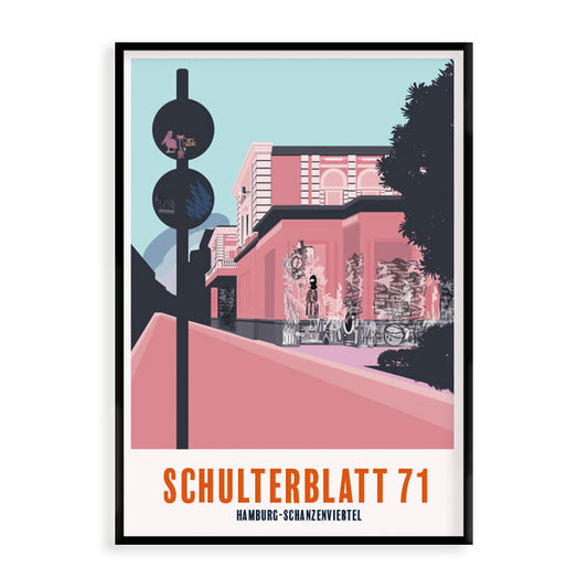 Hamburg Poster: Schulterblatt