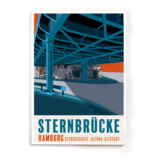Hamburg Poster: Sternbrücke