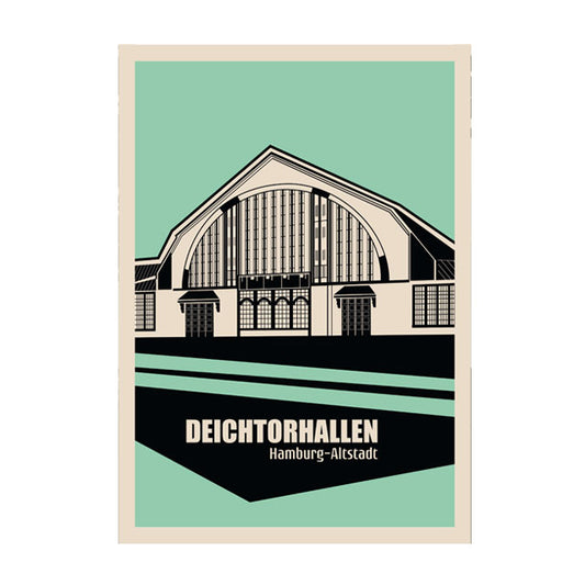 Postkarte: Hamburg Deichtorhallen