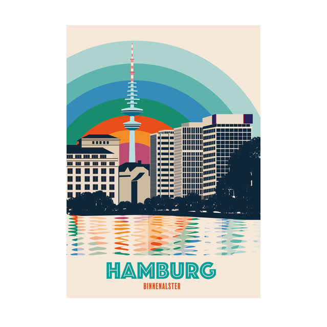 Hamburg Poster: Binnenalster