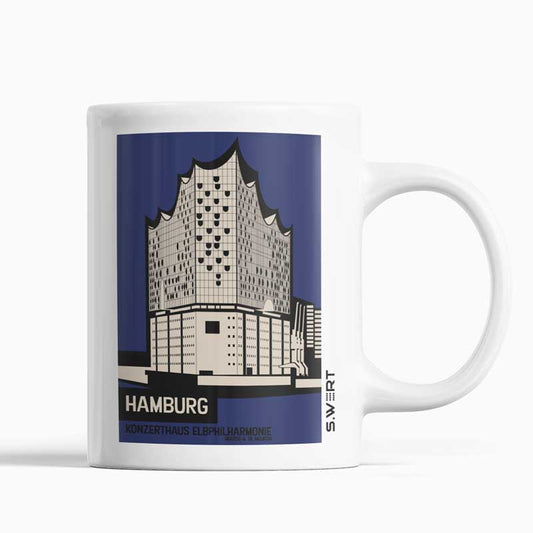 Tasse: Hamburg Konzerthaus-Elphie