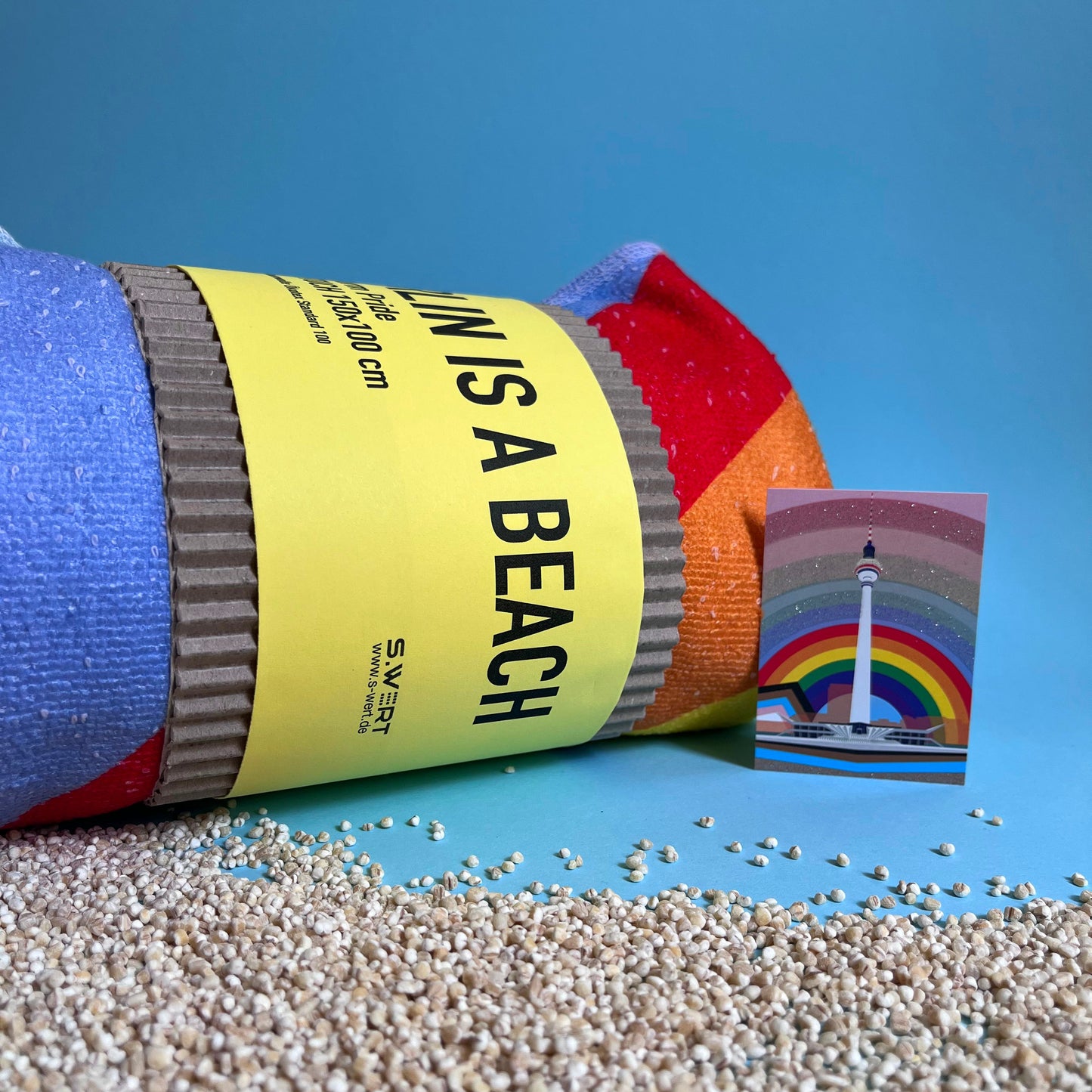 XL Badetuch Berlin Fernsehturm Pride