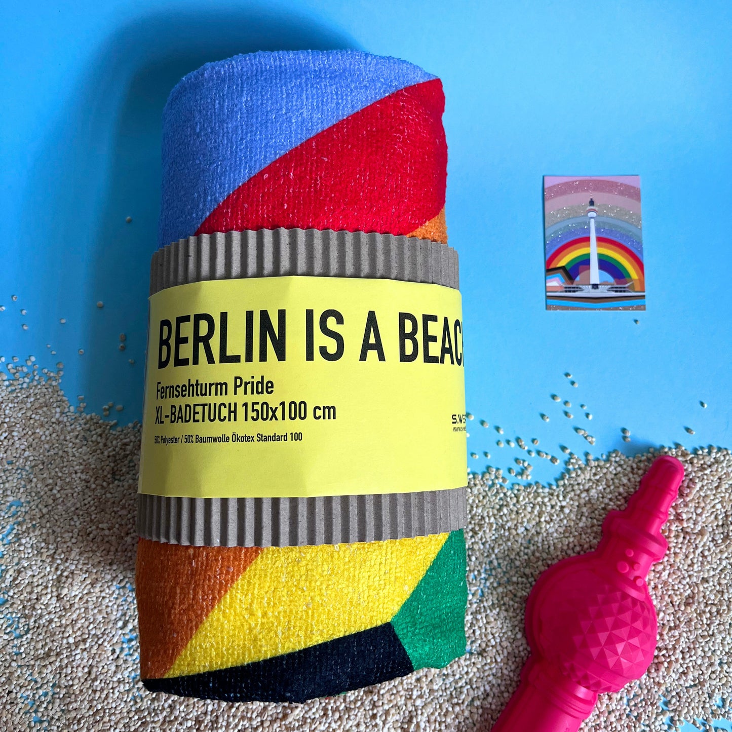 XL Badetuch Berlin Fernsehturm Pride