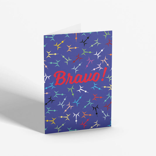 Folding card: Bravo!