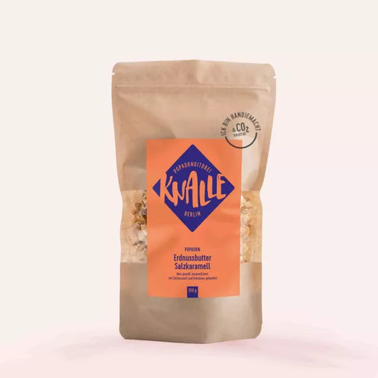 Knalle Popcorn – Peanut Butter Salted Caramel Popcorn