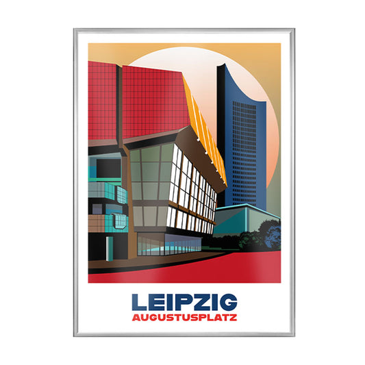 Leipzig Poster: Augustusplatz