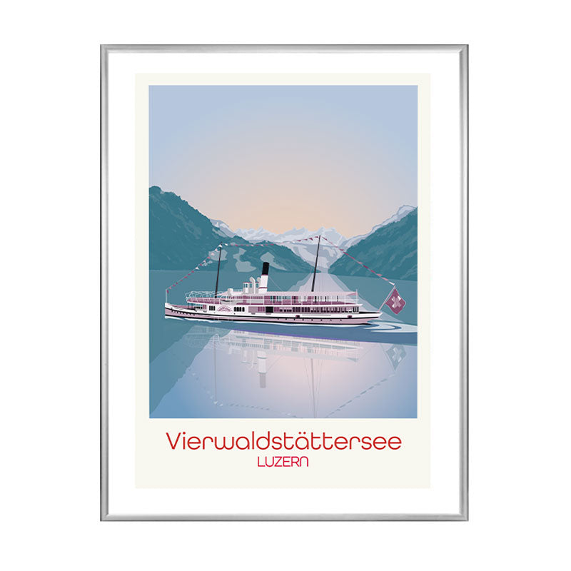 Luzern Poster: Vierwaldstättersee