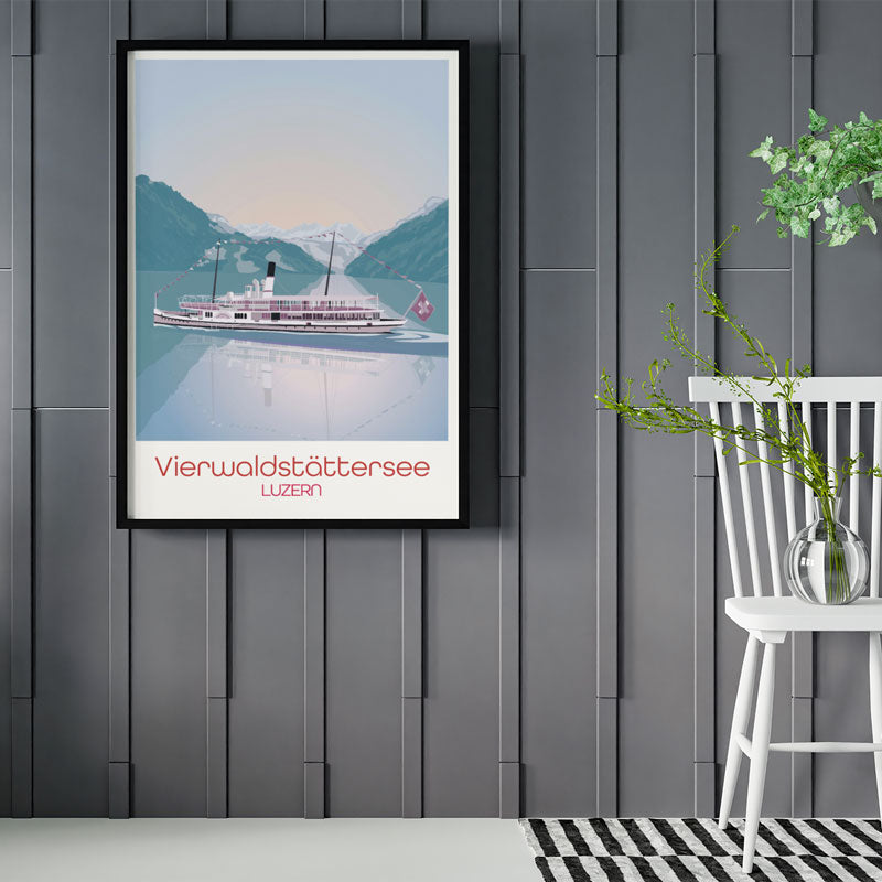 Luzern Poster: Vierwaldstättersee