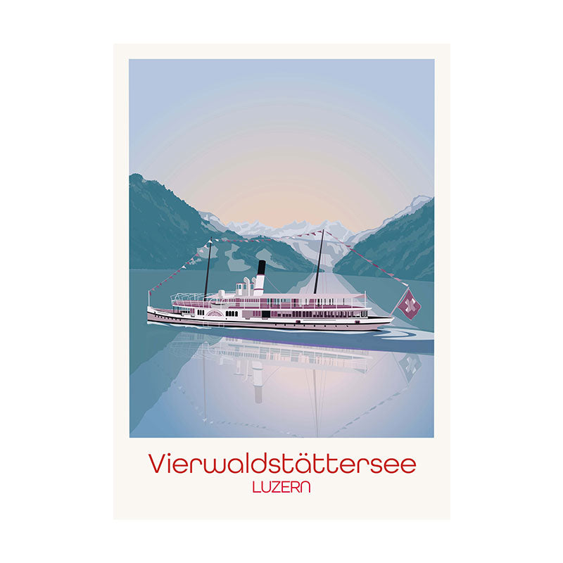 Postkarte: Luzern Vierwaldstättersee