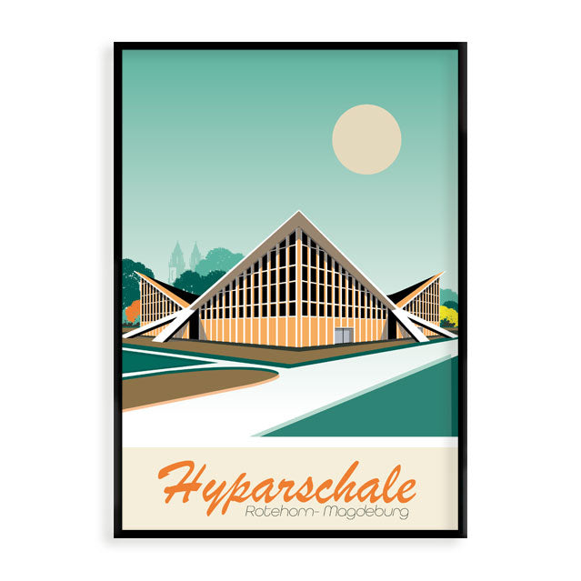 Magdeburg Poster: Hyparschale