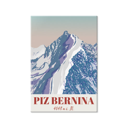 Schweiz Magnet: Graubünden Piz Bernina