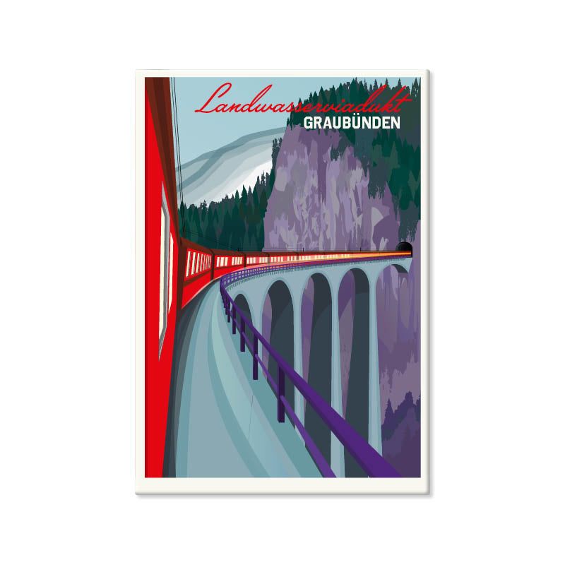 Magnet: Graubünden Landwasserviadukt