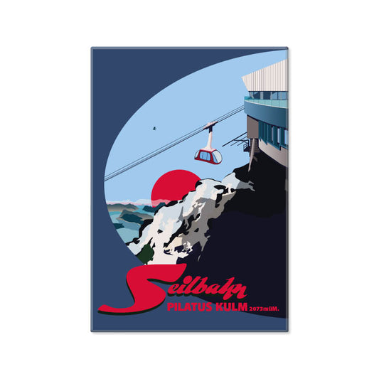 Schweiz Magnet: Luzern Seilbahn Pilatus