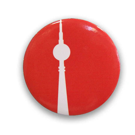 Button: Fernsehturm rot