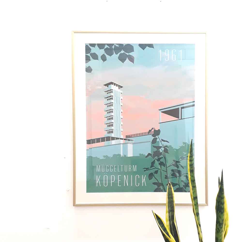 Poster: Koepenick Müggel Tower 