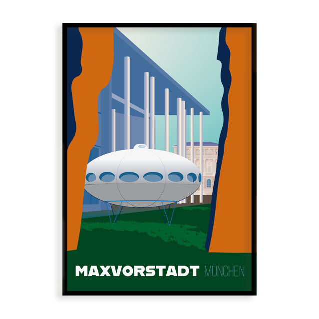 Munich Poster: Maxvorstadt