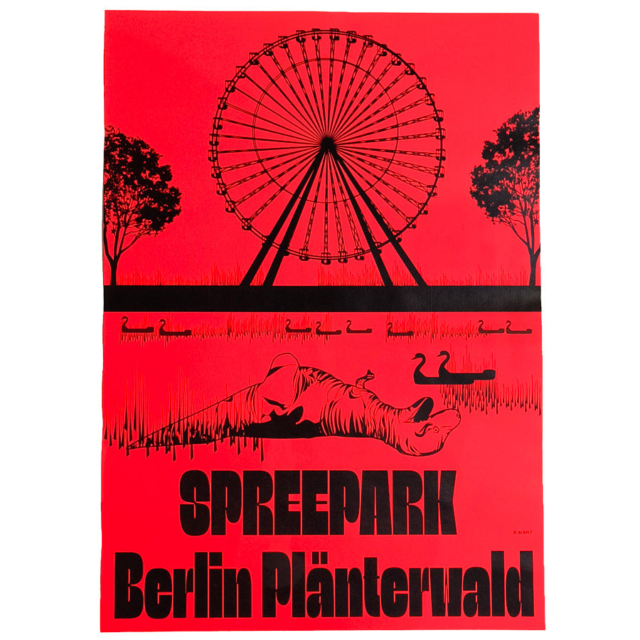Neon Berlin Poster: Spreepark