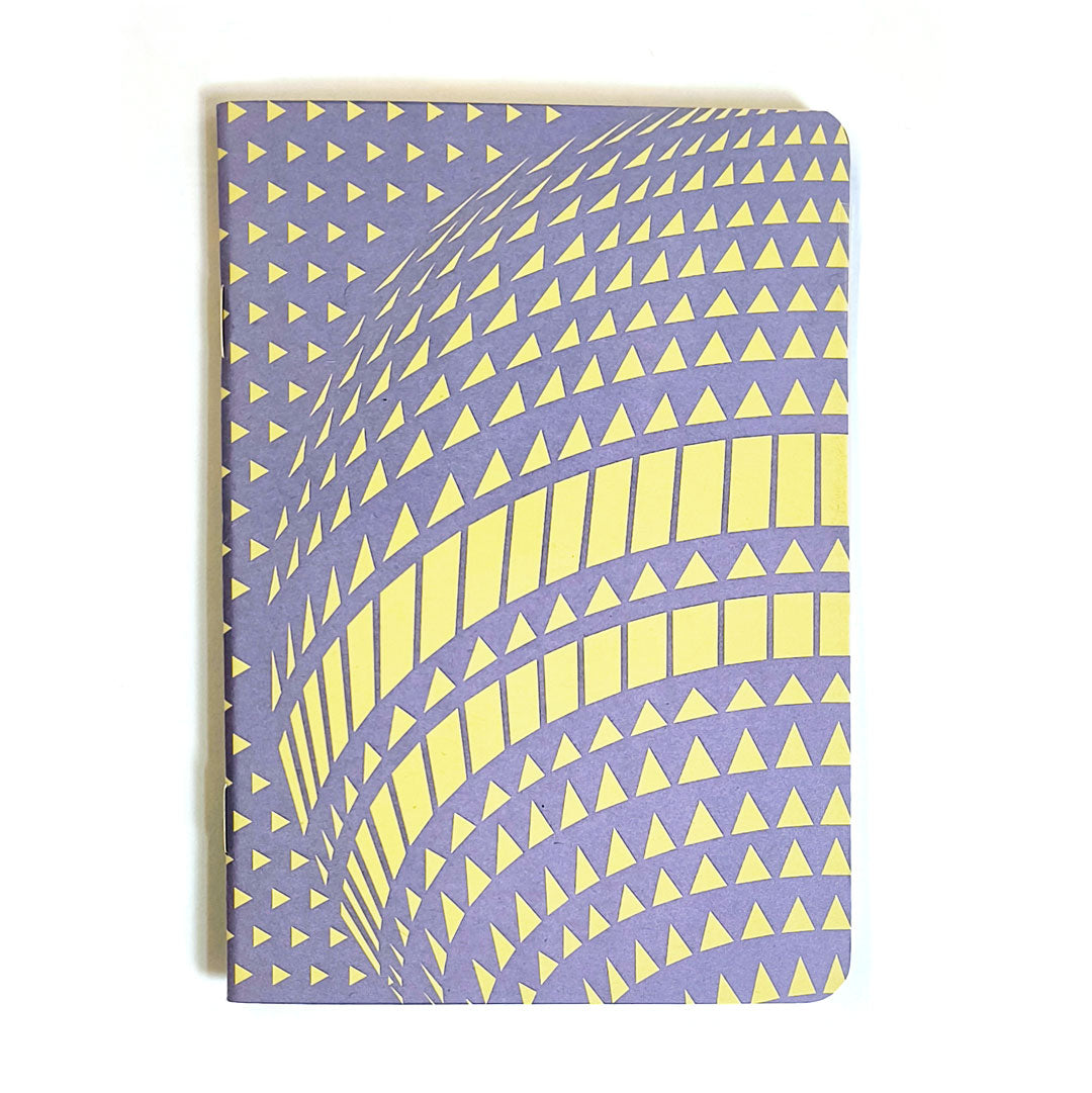 Notizheft: Berlin Fernsehturm Space violet gelb