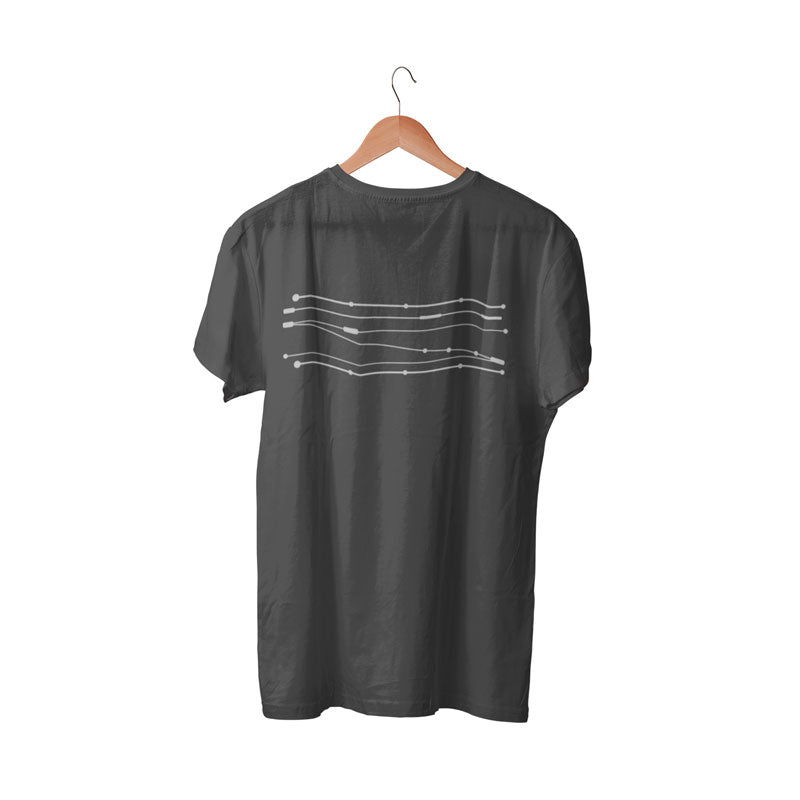 T-Shirt Oberleitungen Grau