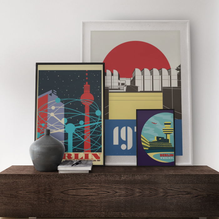 Berlin Poster: Berlin Weltzeituhr