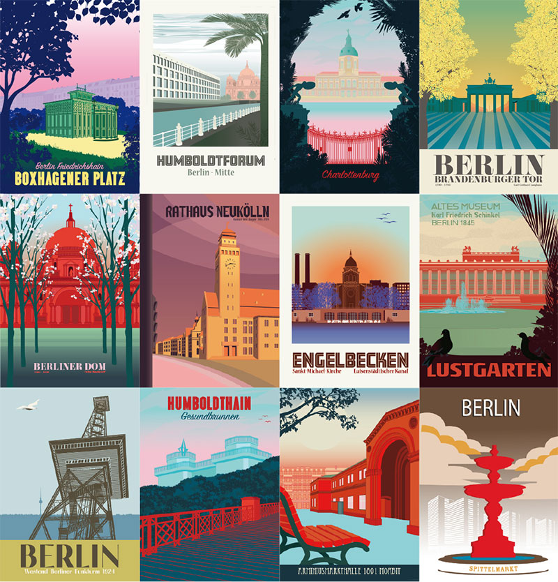 Postcard Set: Historic Berlin