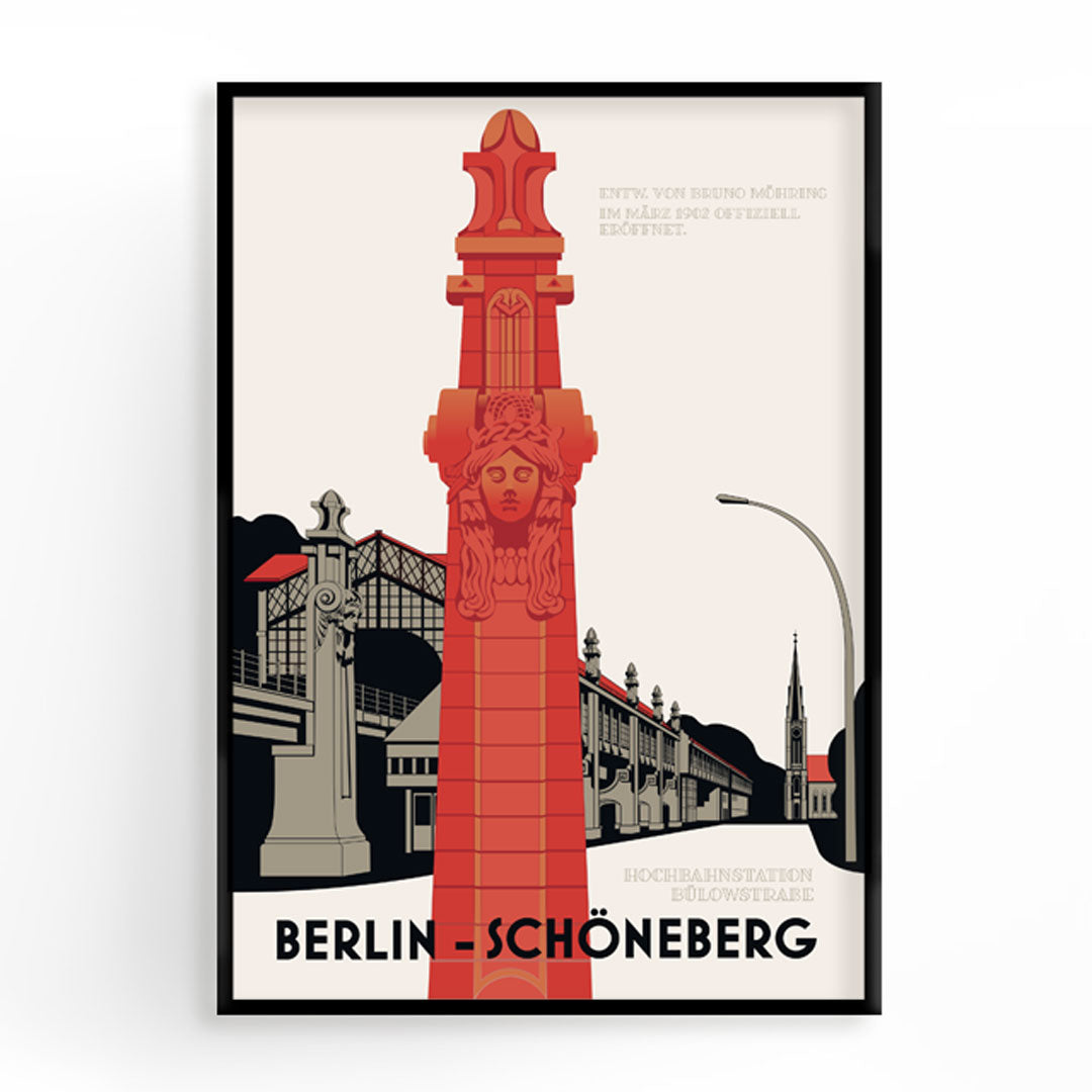 Berlin Poster: Bülowstr.-Schöneberg