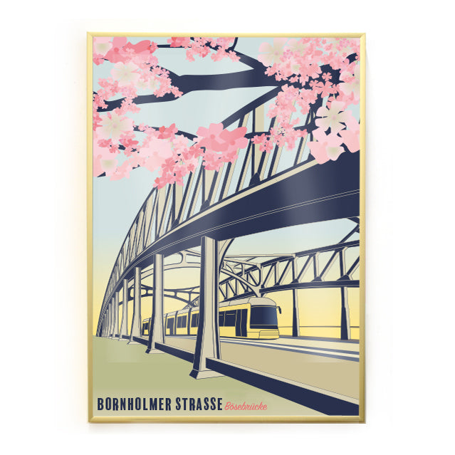 Berlin Poster: Bornholmer Straße