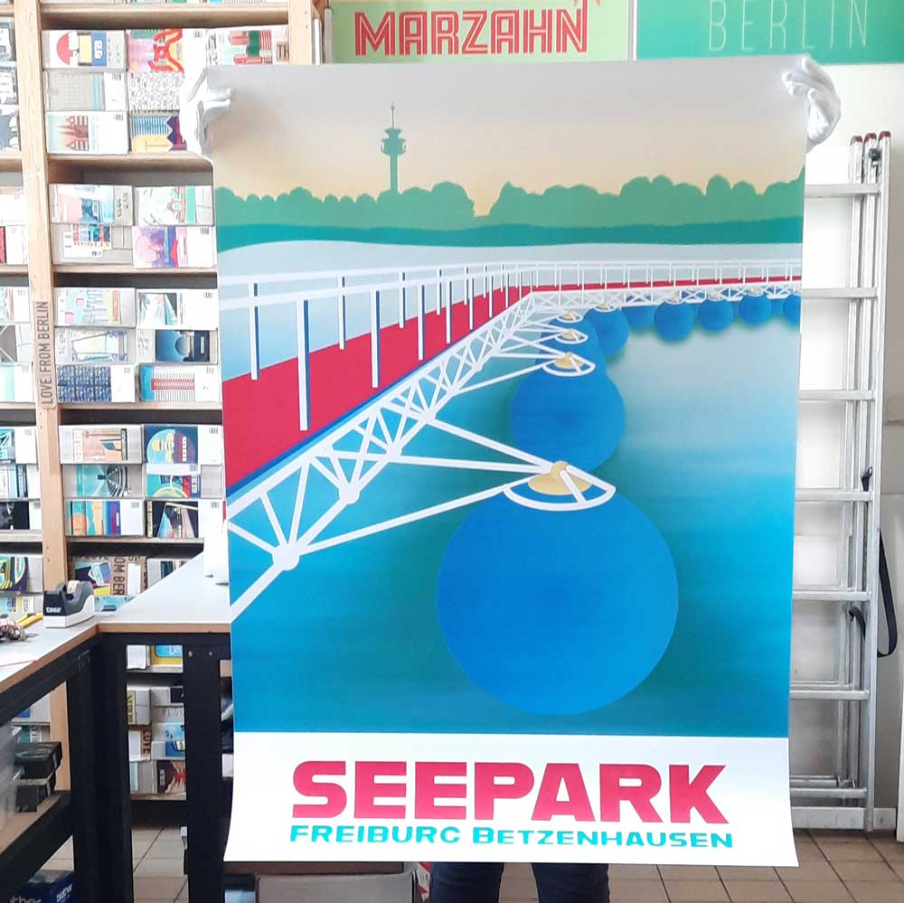 Freiburg Poster: Seepark