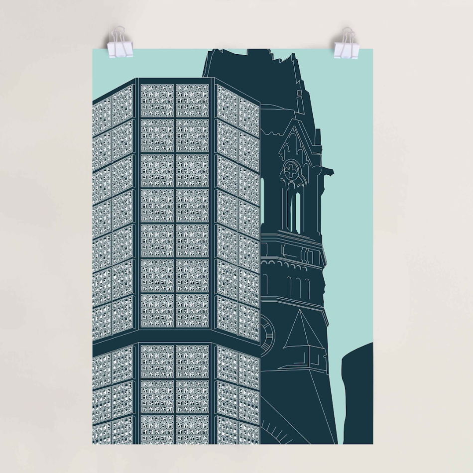 Berlin Poster: Gedächtniskirche