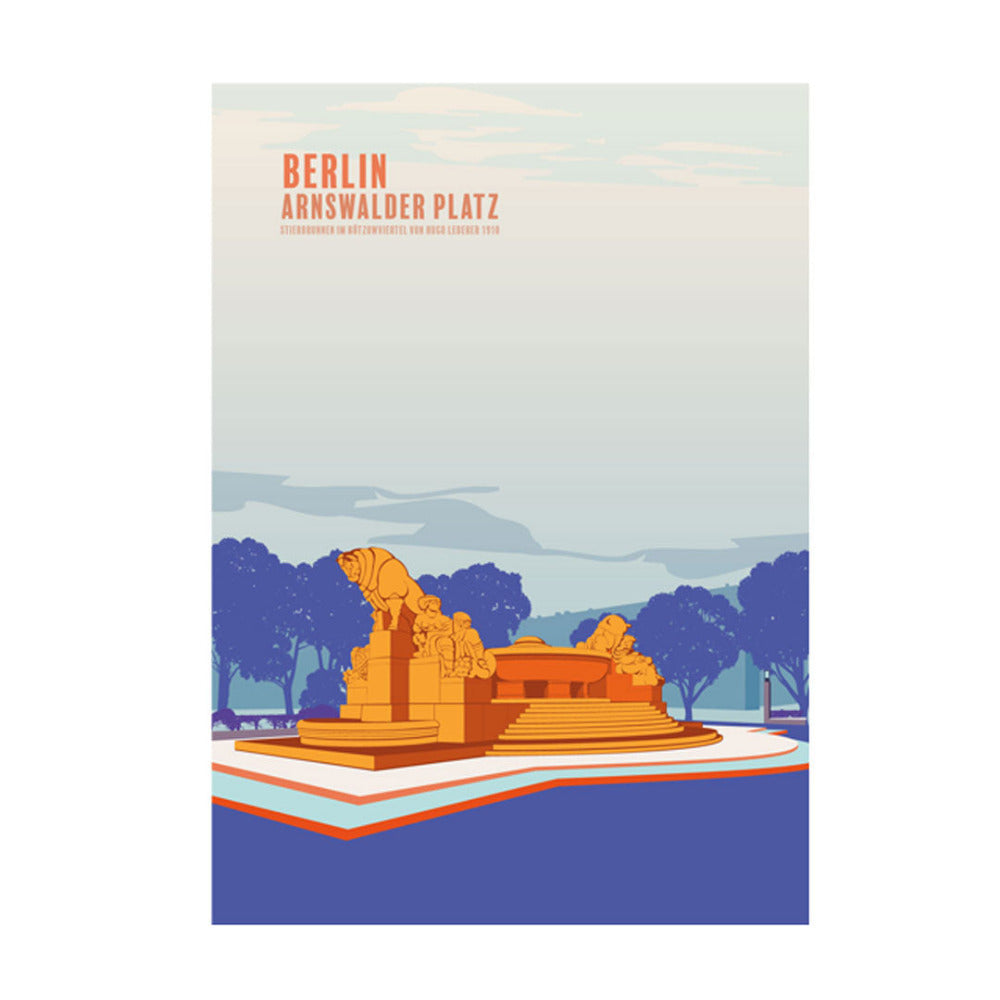 Berlin Poster: Arnswalder Platz