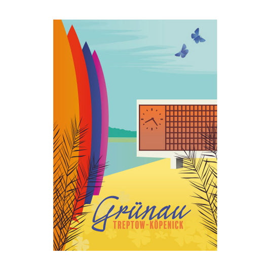 Postkarte: Grünau