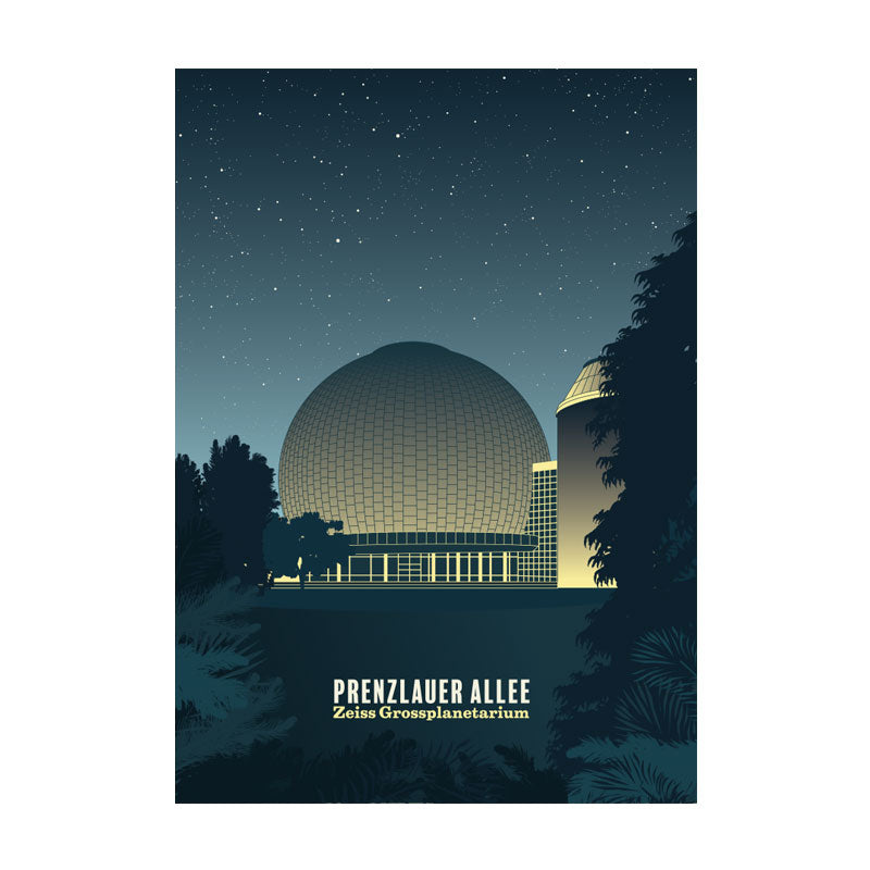 Postkarte: Planetarium