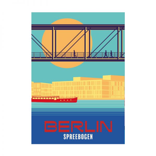 Berlin Poster: Berlin Spreebogen