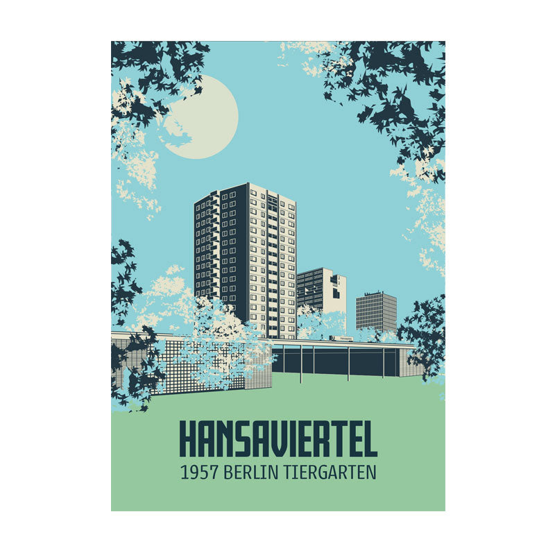 Postkarte: Hansaviertel