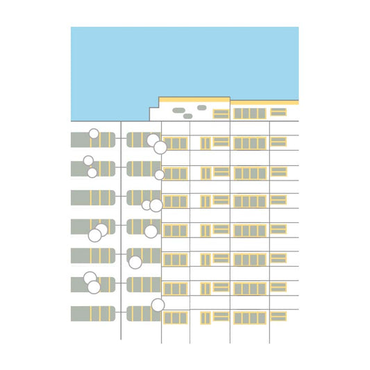 Postkarte: Kottbusser Tor Fassade