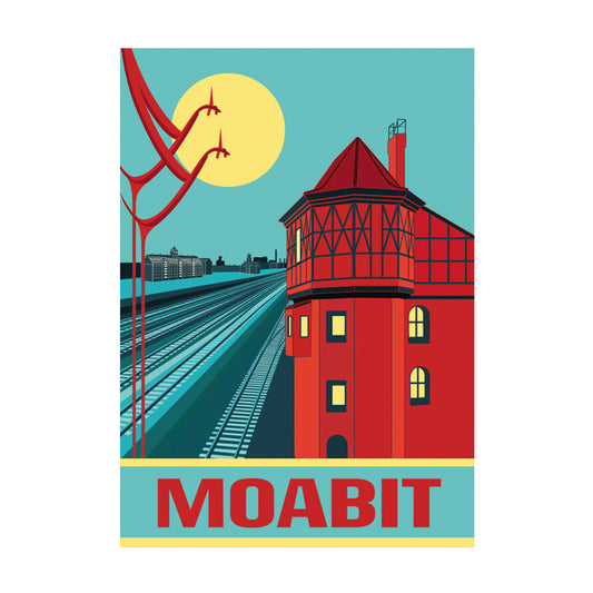 Postkarte: Moabit