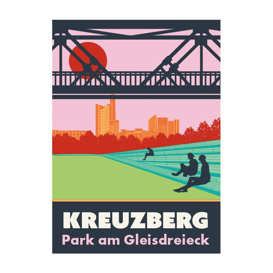 Postcard: Park at the Gleisdreieck Bridge