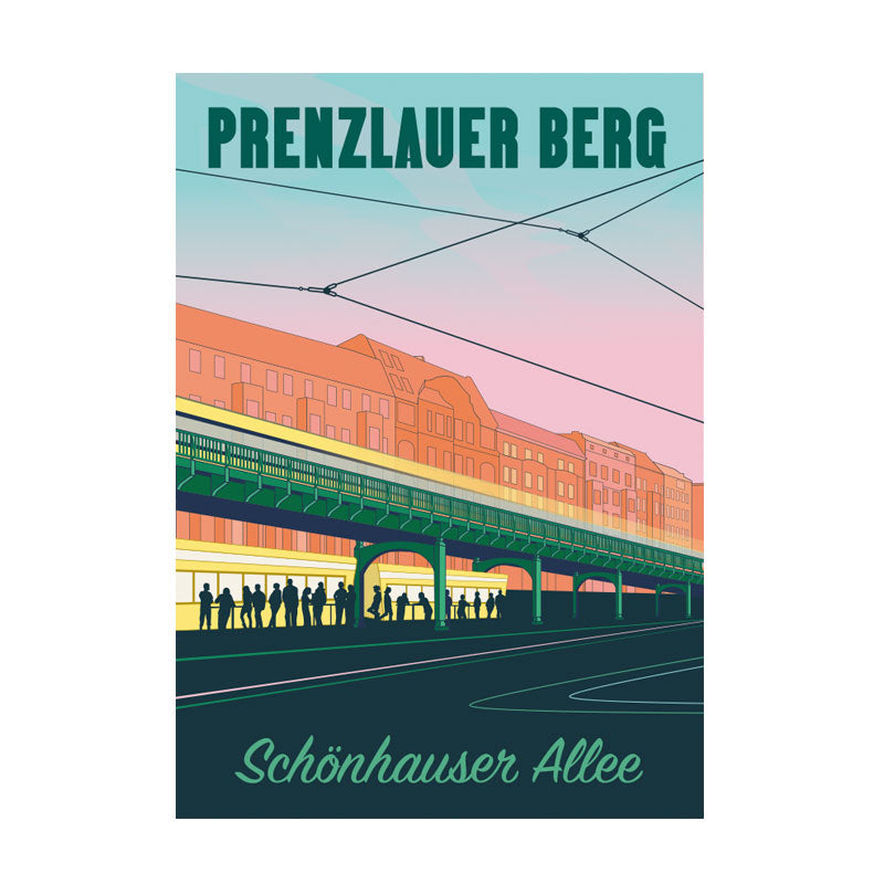 Berlin Poster: Schönhauser Allee