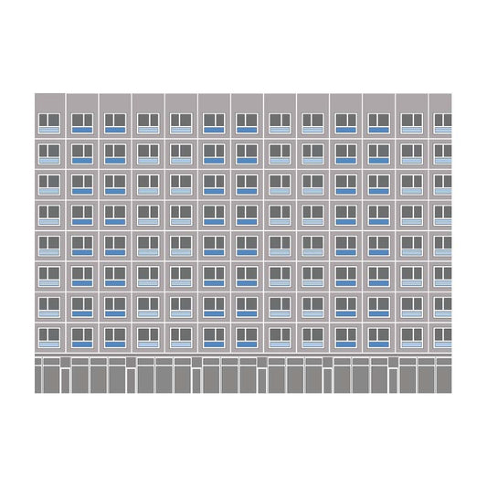 Postkarte: Rathauspassagen Fassade