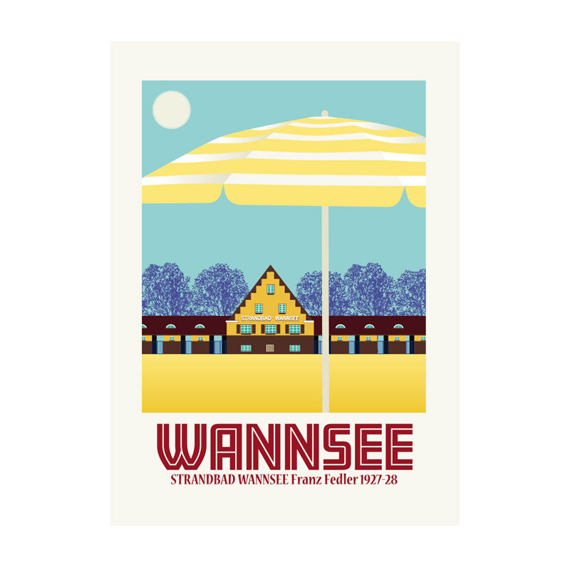 Postkarte: Wannsee