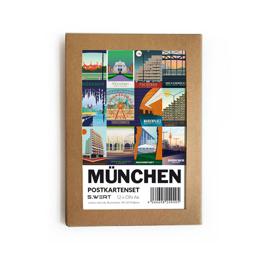 Postcard set Munich 