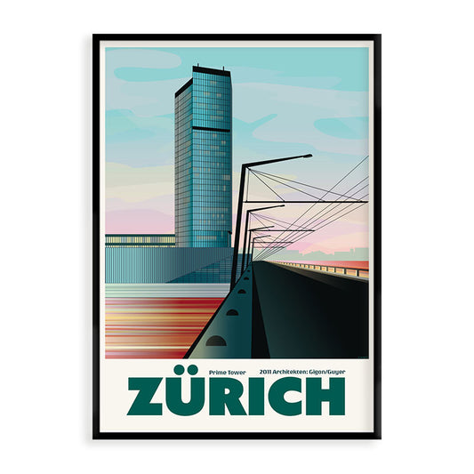Zürich Poster: Prime Tower