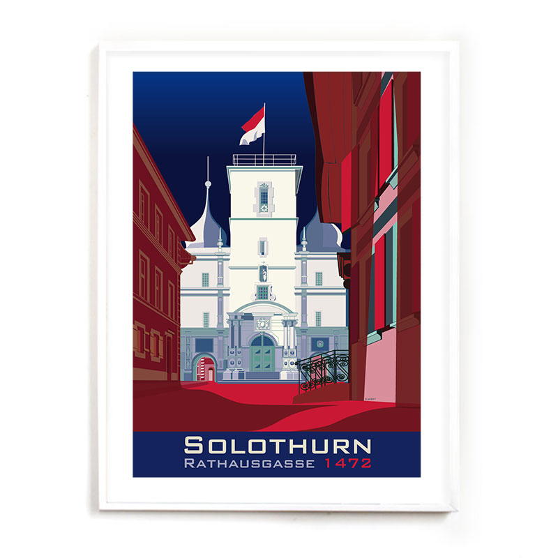 Solothurn Poster: Rathaus