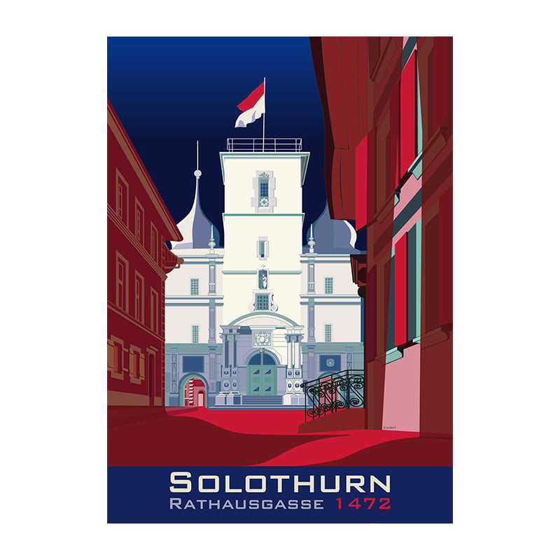 Solothurn Poster: Rathaus